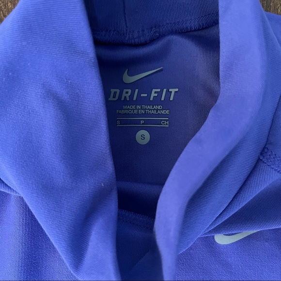 Nike Womens activewear long sleeve LS shirt Sz small indigo reflective - Picture 5 of 6